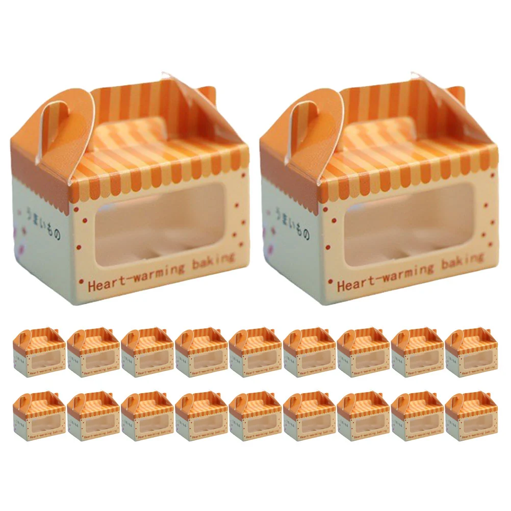 

Mini Cake Boxes 20pcs Simulation Toast Dessert 1:12 Dollhouse Accessories Decor Accessory Miniature Toys Baby