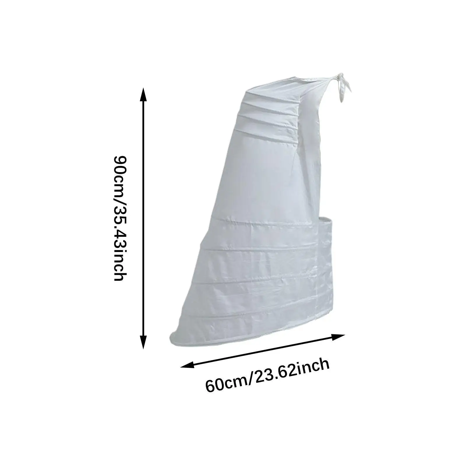 Women Crinoline Petticoat Skirt Hoop Bustle Underskirt Medieval Wedding Petticoat Skirt for Gown Ball Banquet Prom Wedding image 6