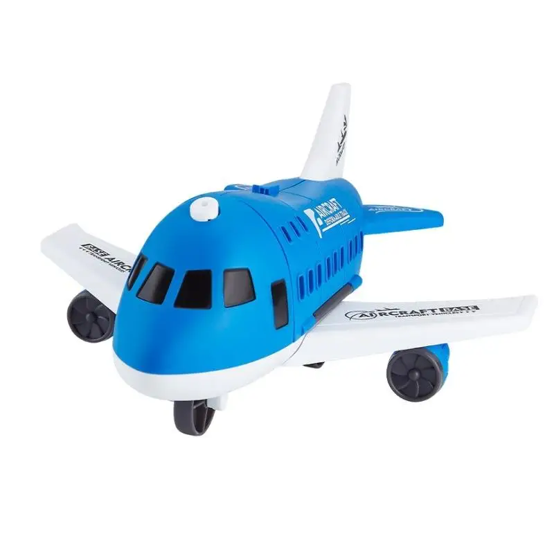 1 Set Regalo Di Natale Aereo Per Bambini Auto Giocattolo Modello di Aereo Inerziale Con 6 Segnali Stradali Casuale 3 Auto E 1 Elicottero