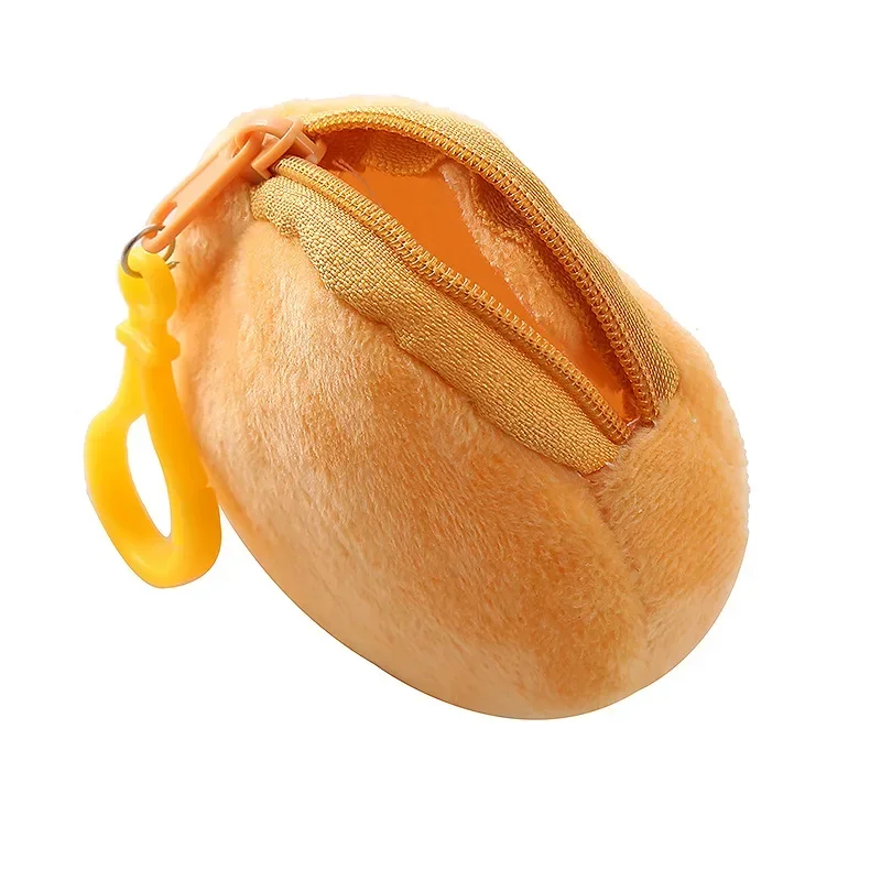 Soft Plush รอบเหรียญกระเป๋ากระเป๋าสตางค์เงินกระเป๋าสตางค์สําหรับเด็ก Kawaii Key หูฟังจัดเก็บกระเป๋าเด็ก Plush กระเป๋า