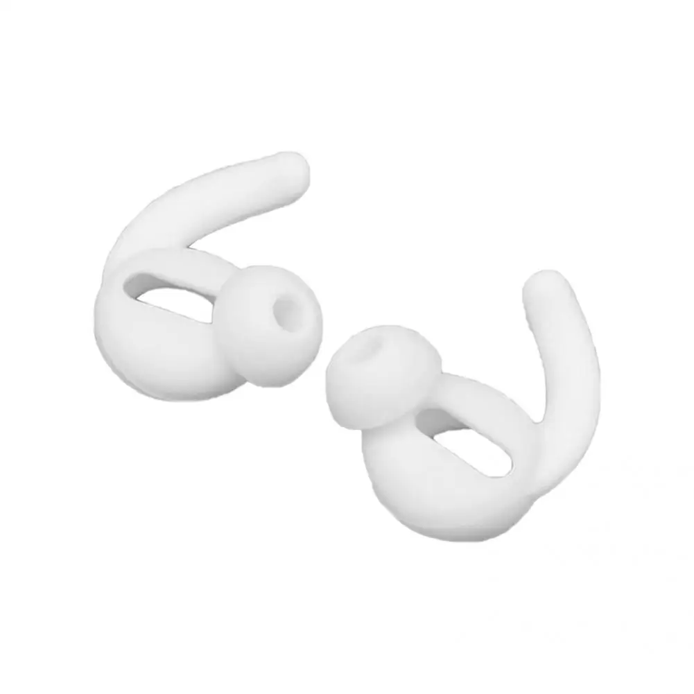 Mini coussinets d\'oreille lavables en silicone souple, embout d\'oreille anti-perte pour 1/2, 2 pièces