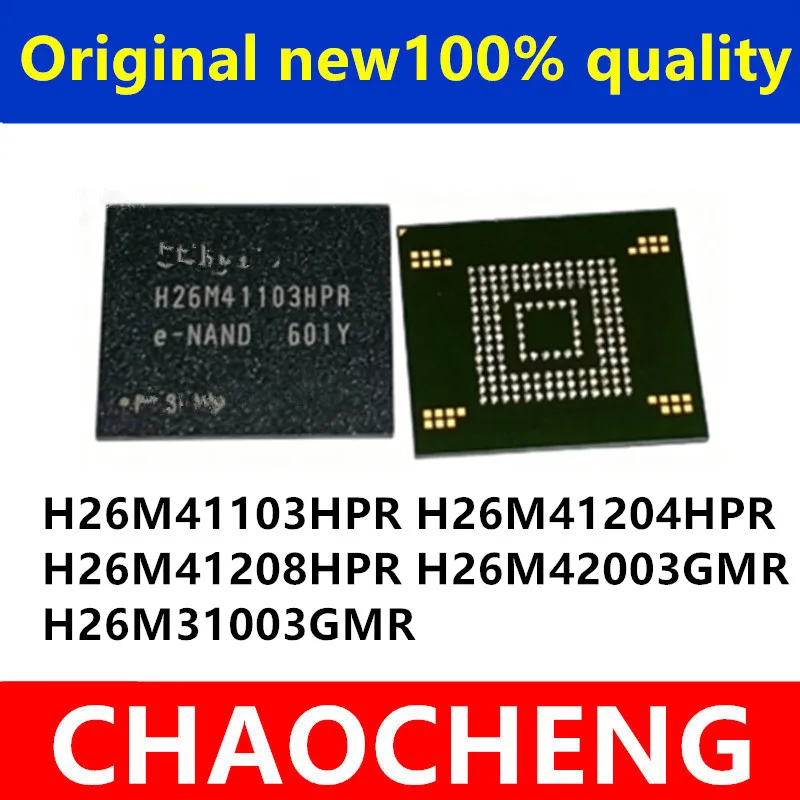 (1piece)100% New H26M41204HPR H26M41103HPR H26M41208HPR H26M42003GMR H26M31003GMR BGA