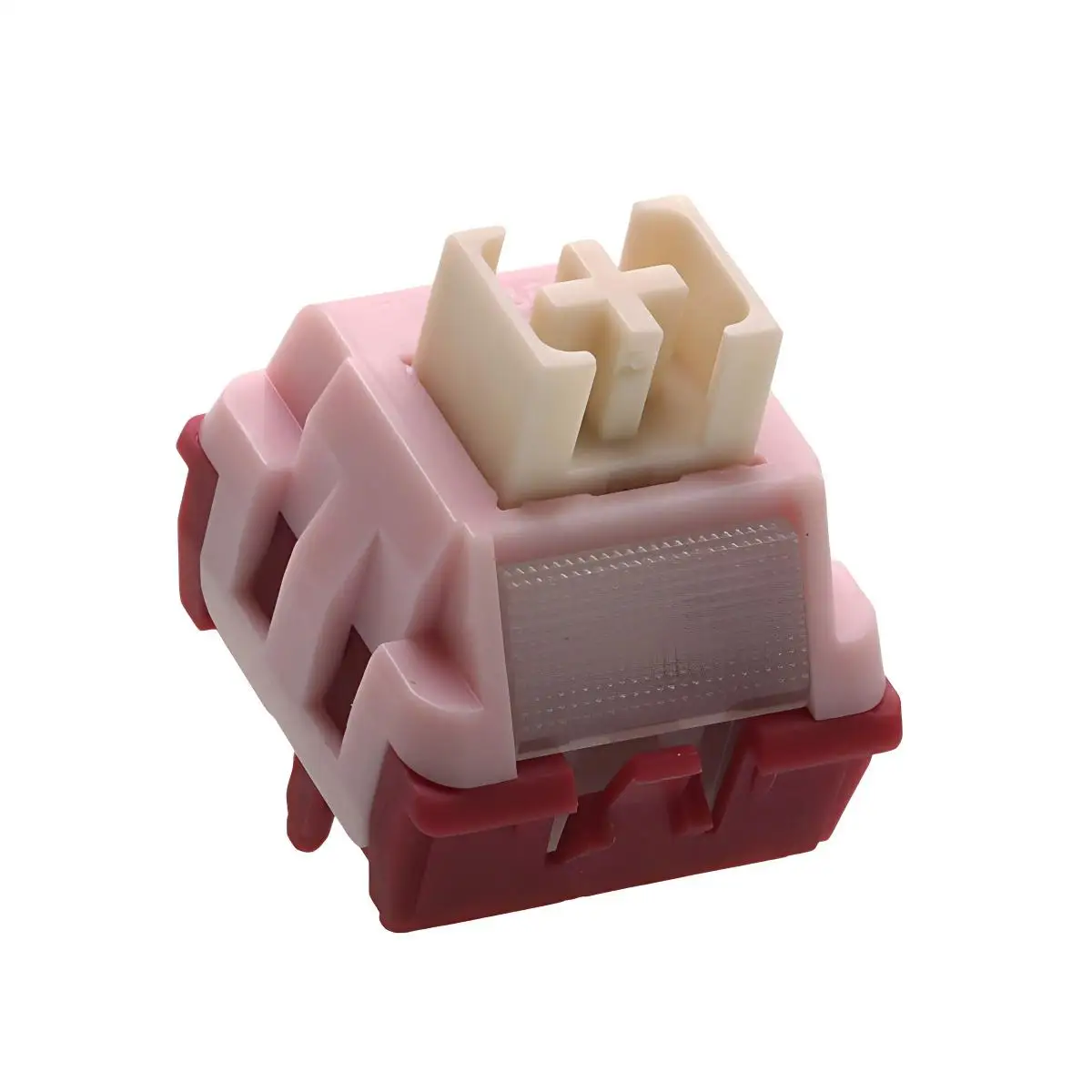 Pink Pink Silent Linear Switches Pre-Lubed 5-Pin HotSwap POM