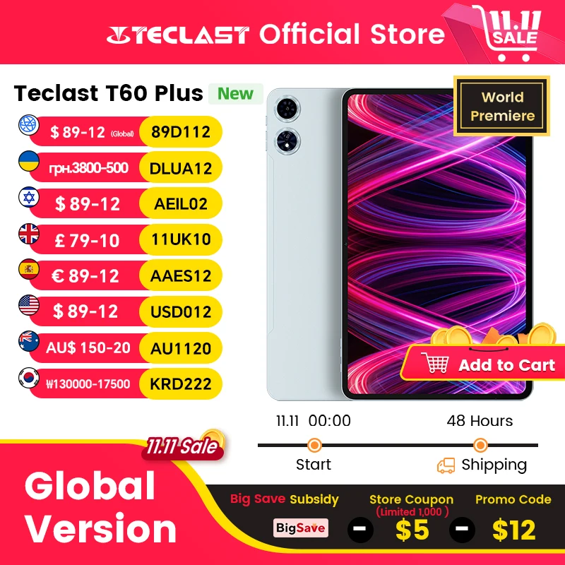 【World Premiere】Teclast T60 Plus 12