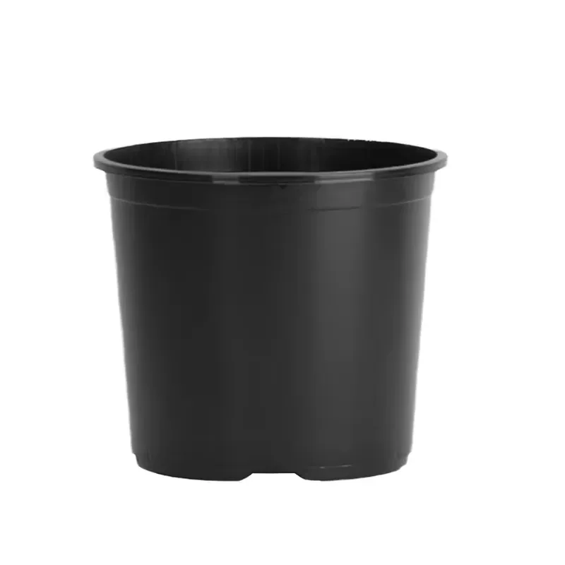 for 1 2 3 5 7 10 15 20 Gallon Black Plastic Pot Outdoor Nursery Plant Pots Cheap Garden Flower