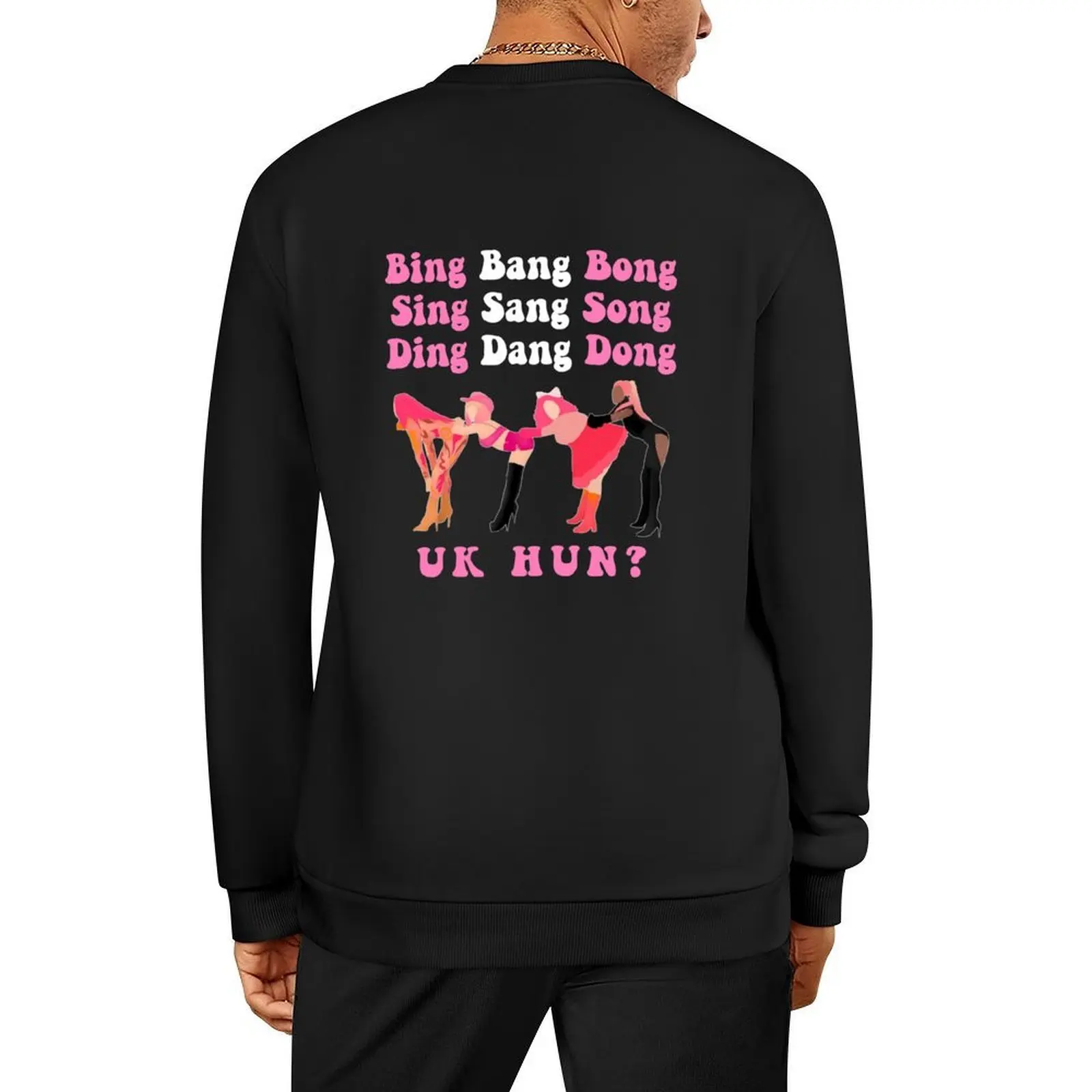 

Bing Bang Bong - UK Hun Pullover winter clothes graphic t shirts men anime clothes korean clothes oversize sweatshirt