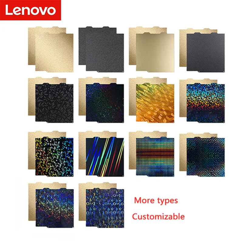 

Lenovo 184x184mm Platform Printing Board Double-sided Spray PEI Board Spring Steel Plate Carbon Fiber Film PET Platform Panel