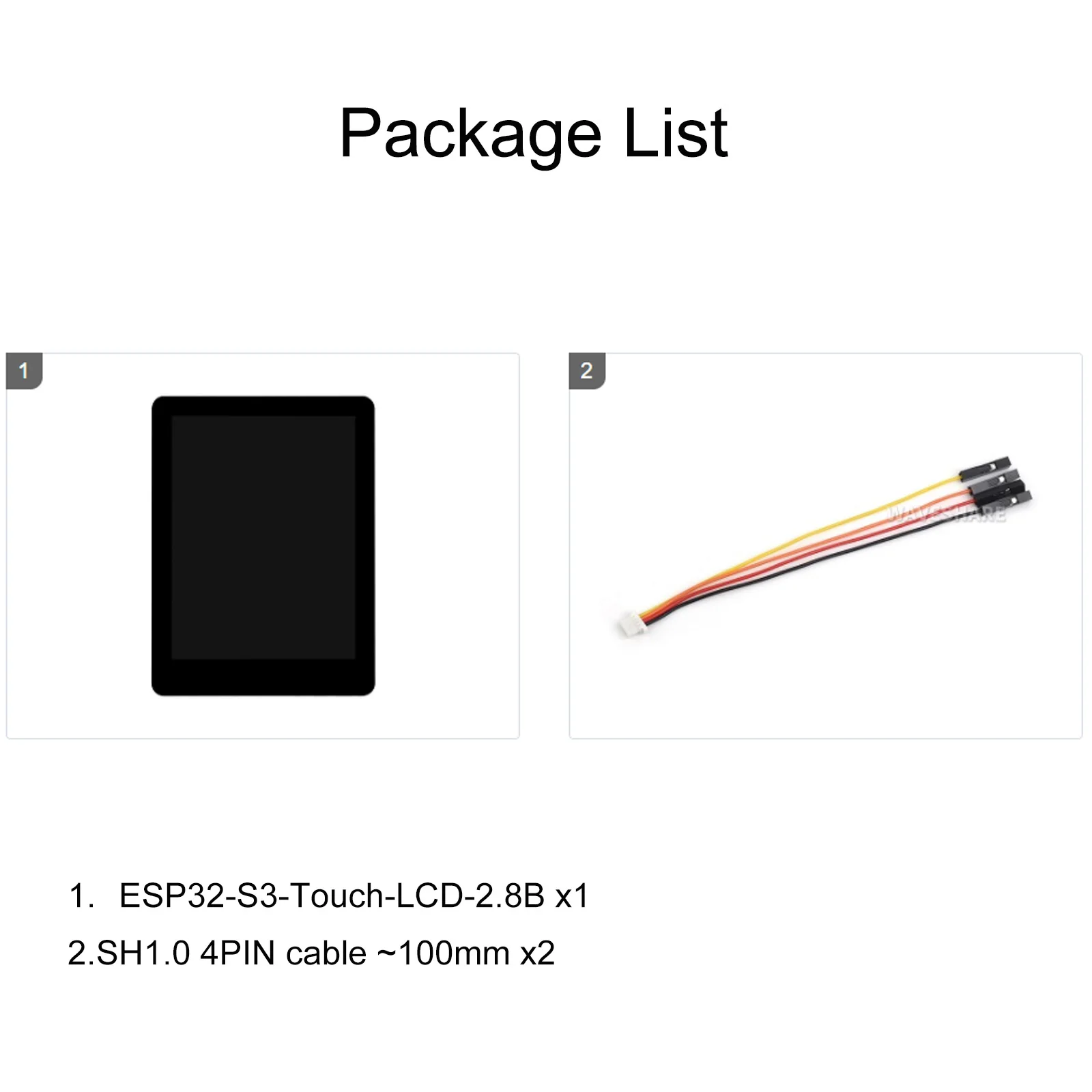 ESP32-S3 2.8 นิ้ว IPS หน้าจอสัมผัสแบบ capacitive บอร์ดพัฒนา 480x640 32-bit LX7 dual core โปรเซสเซอร์ WIFI บลูทูธ