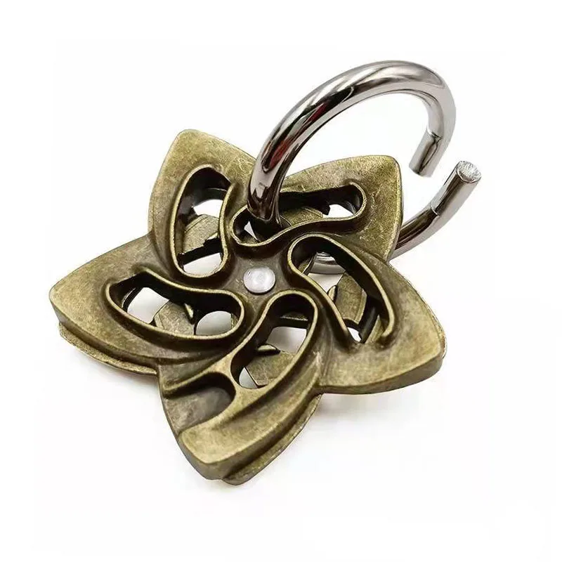 와이어 퍼즐 두뇌 티저 장난감, 금속 IQ, 어린이 및 성인용 레트로 게임