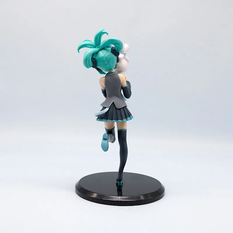 20cm Hatsune Miku Cinnamon Dog Anime Character Kawaii Action Figure PVC Statue Collection Model Doll Toy Desktop Ornaments