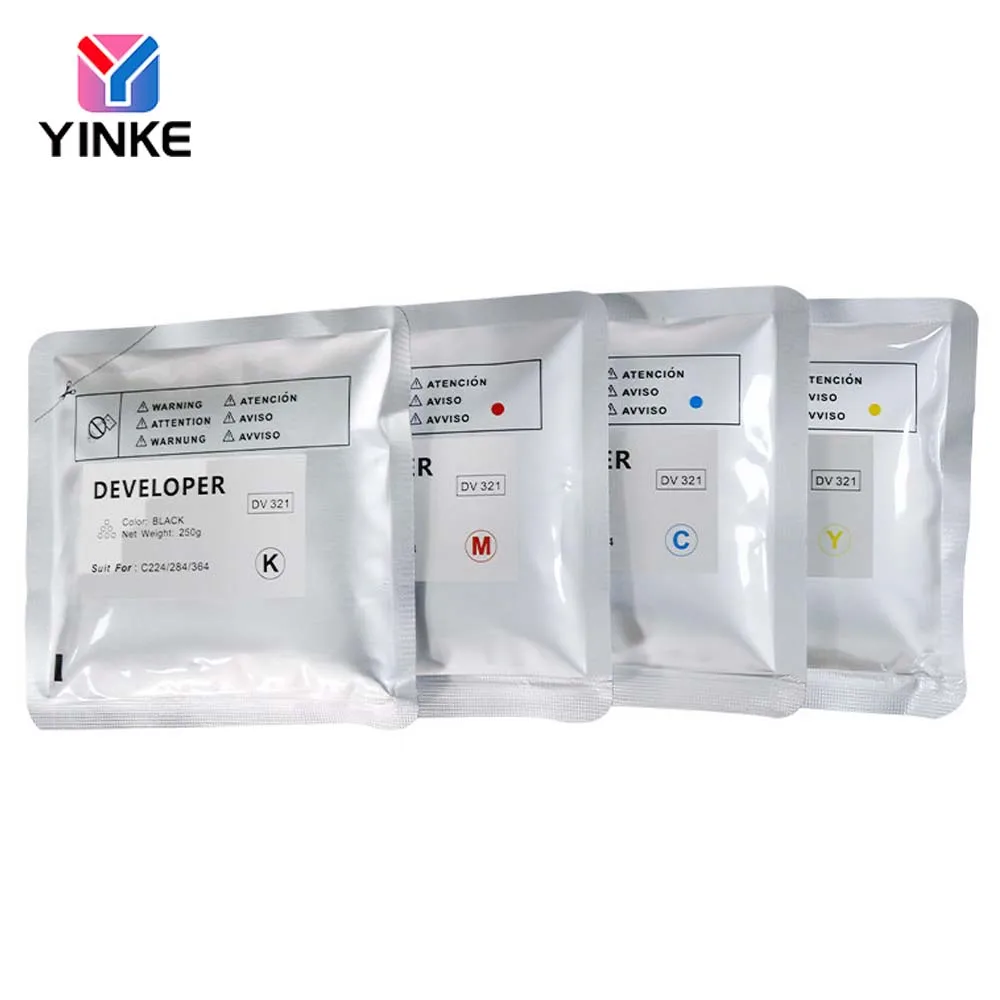 250g DV321 Developer Powder For Konica Minolta Bizhub C224 C284 C364 C 224 284 364 Japan OEM Quality High Compatible Carrier