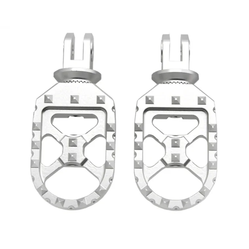 M93K-مسند قدم أمامي قابل للتعديل للدراجة النارية مسند قدم خلفي قابل للدوران مسند قدم لدوكاتي تشويش إذاعي 400 800 1100 (أسود)