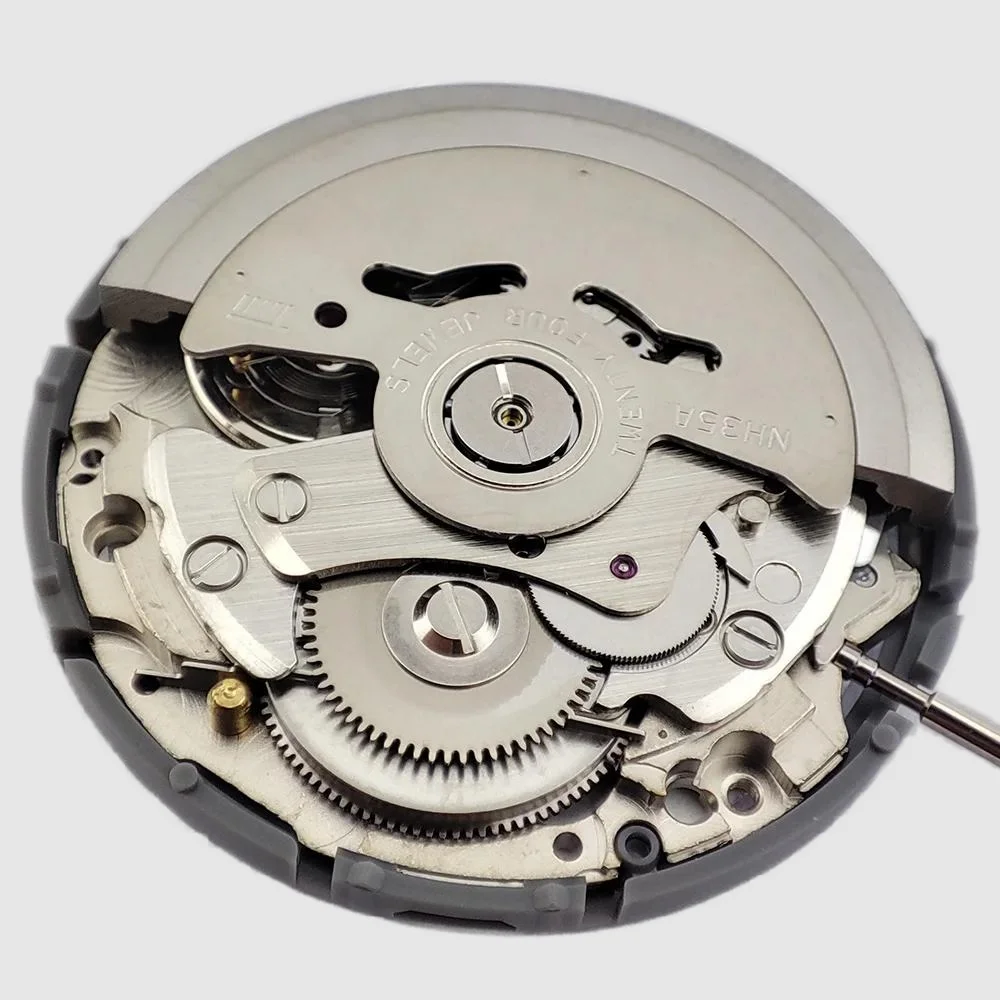 6 o \'clock Black NH35 NH35A high precision automatic watch movement Date Japan original watch movement replacement kit