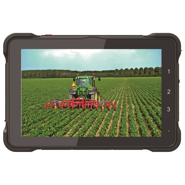 10 Inch 1000 Nit All in One Computer Linux Tablet PC with Power ACC RS232 USB GPIO RJ45 CANBus for Smart Agriculture Management