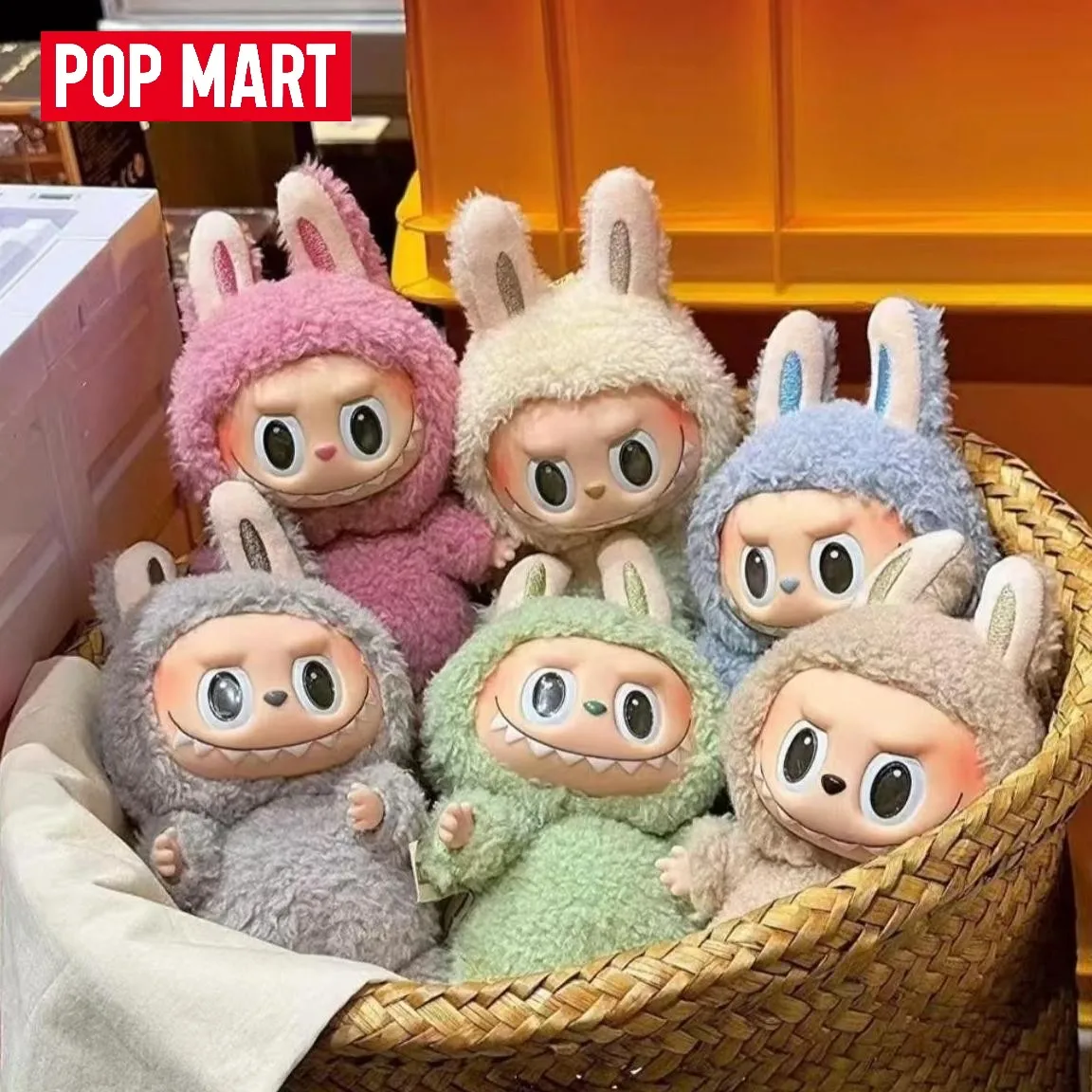 

ORIGINAL POP MART LABUBU THE MONSTERS Exciting Macaron Vinyl Face Surprise Mystery Box Blind Box Toys Kawaii Anime Action Figure