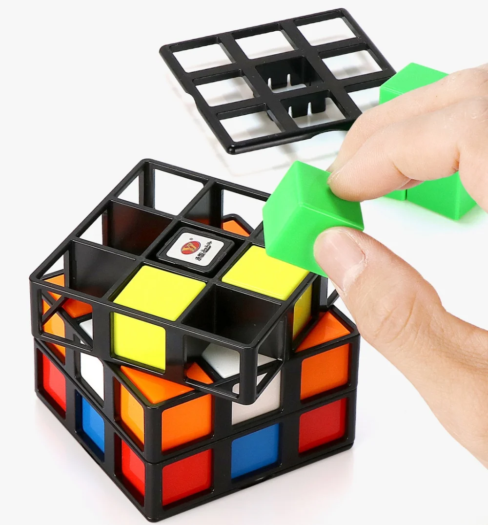 YongJun YJ Tick Cage Cube Fun Games Magic Cube 3x3 Cubo Magico Twist Puzzle Cube Edukacyjny pomysł na prezent Zabawka