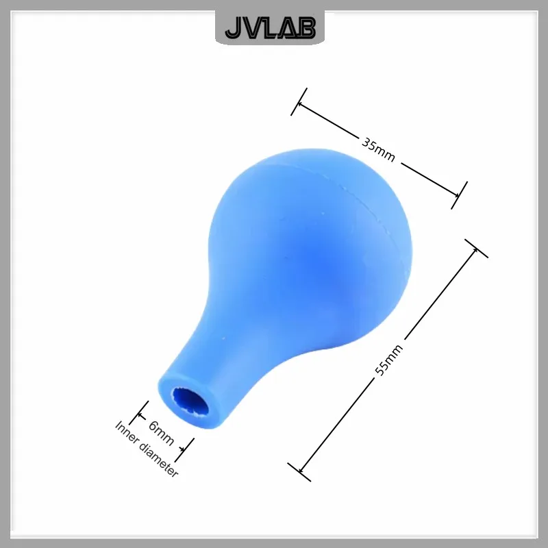 Laboratory Rubber Suction Ball Water Pipette Ball Suitable For 5ml /10ml Blue Red Rubber Suction Bulb For Glass Pipette 5ml-10ml