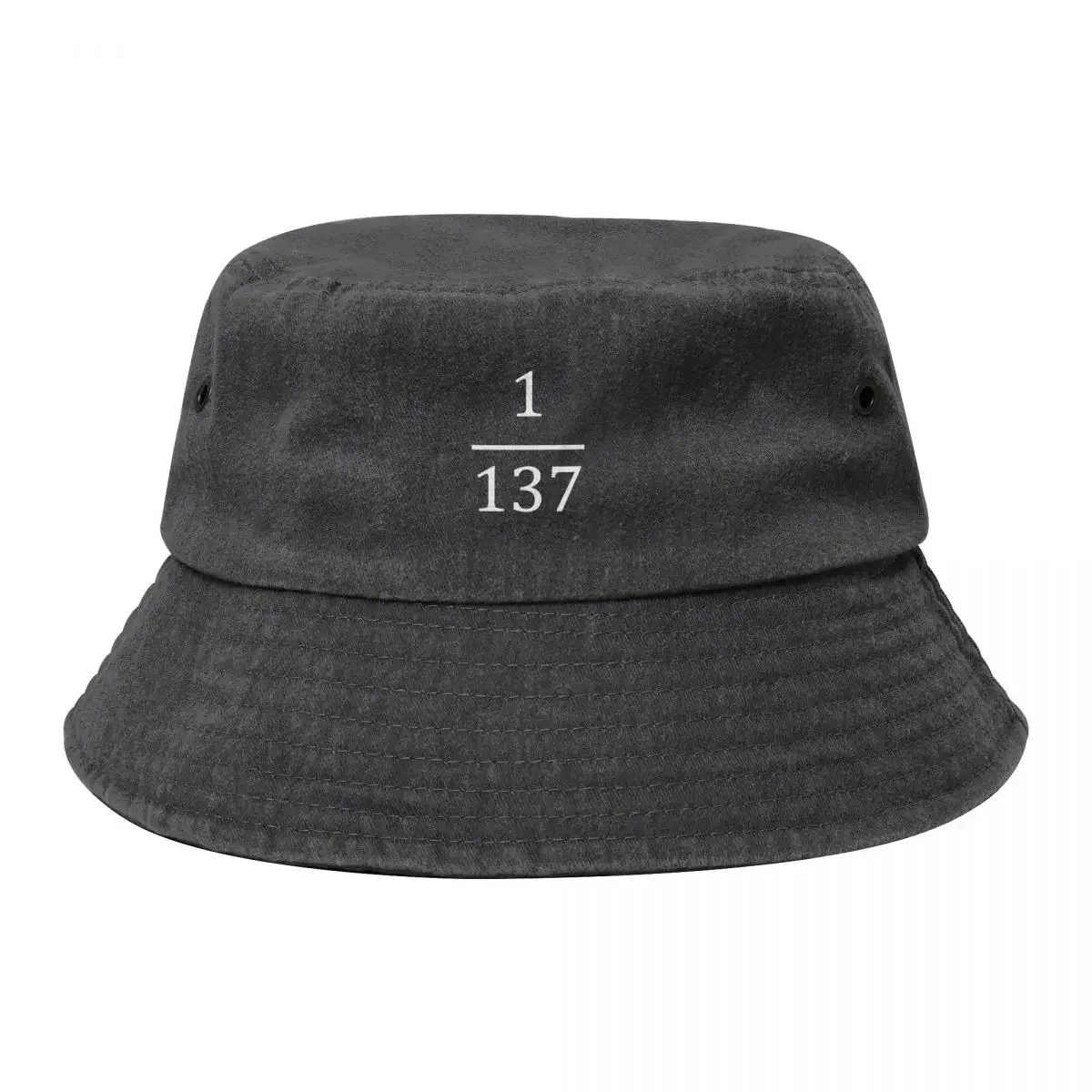 fine structure constant, made only for physicists dark version Bucket Hat black cute Hats For Men Women's