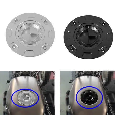 Cafe Racer Accessories Motorbikes Fuel Cap Gas Tank Cover Aluminum for BMW K100 K75 K1100
