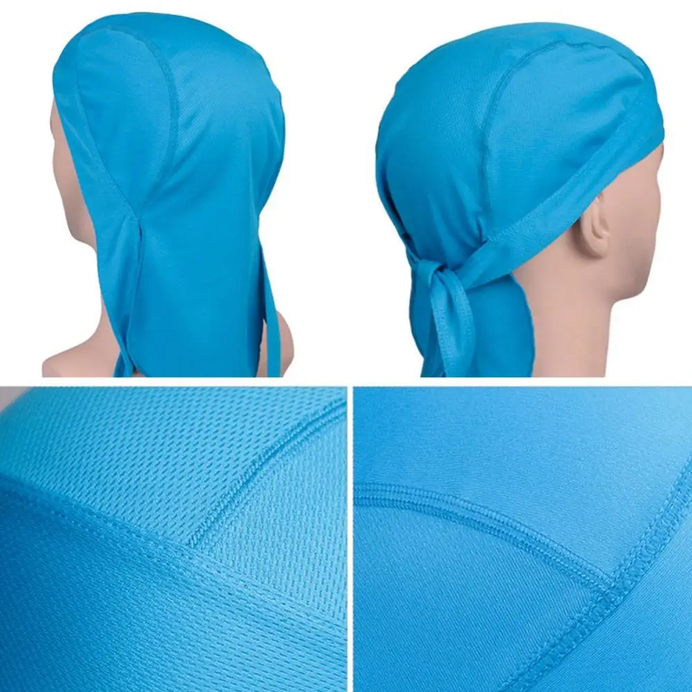 Ski Cycling Headscarf Bandana Cap Solid Color Breathable Motorcycle Wrap Biker Hat Unisex Headscarf Bandana Cap Cycling Headwear