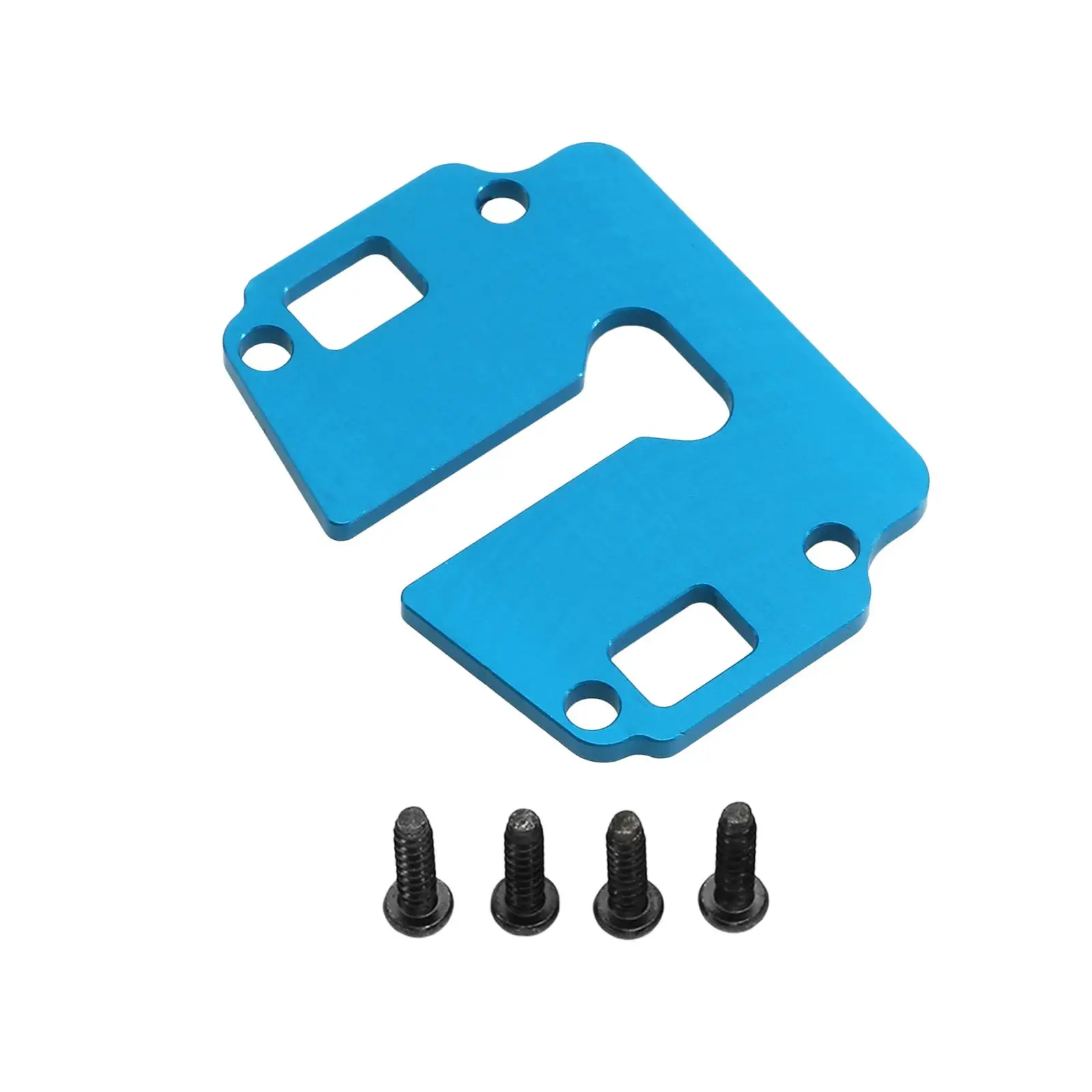 RC Front Rear Gear Case Cover, Aluminum Gearbox Support, with Screws for Gfo1 1:10 1:12 Scale DIY Accessory