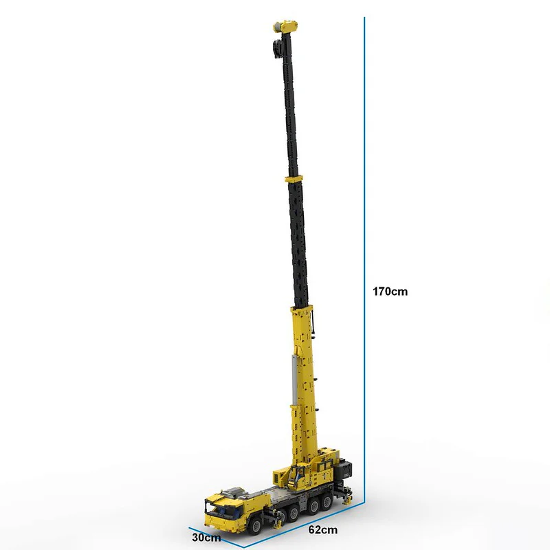 Nuovo 4204 Pz di Vendita Caldo Moc High Tech Città di Lusso Mobile Gru Modello Building Blocks Tecnologia di Montaggio Mattoni Giocattoli Per Bambini Regali