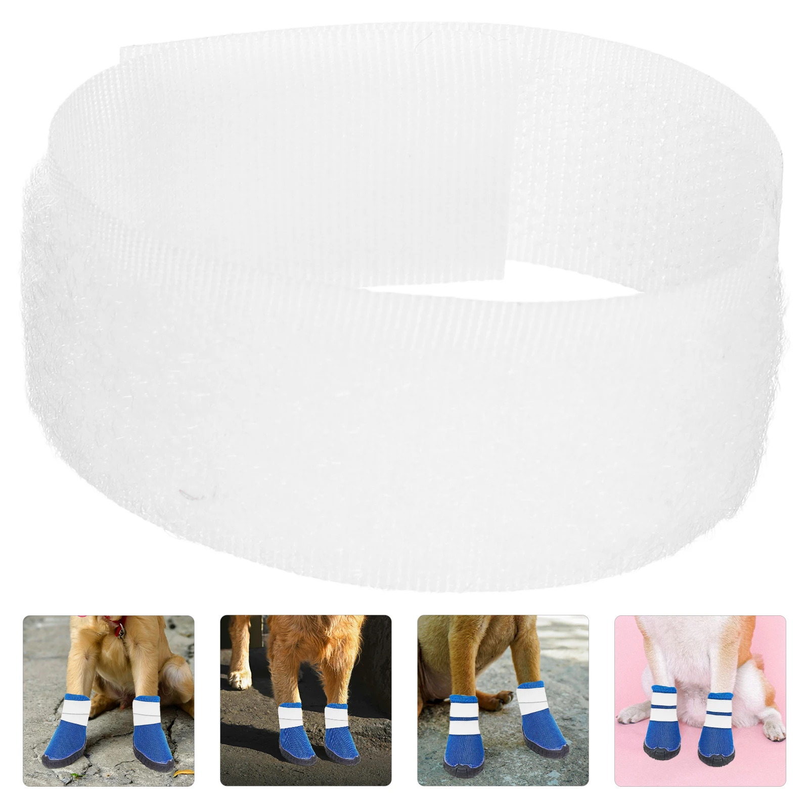 

20Pcs Pet Boot Strap Adjustable Non Slip Dog Shoe Fasteners Paw Protector Bands Secure Fit Rainproof Outdoor Pet Paw Shoe Strap