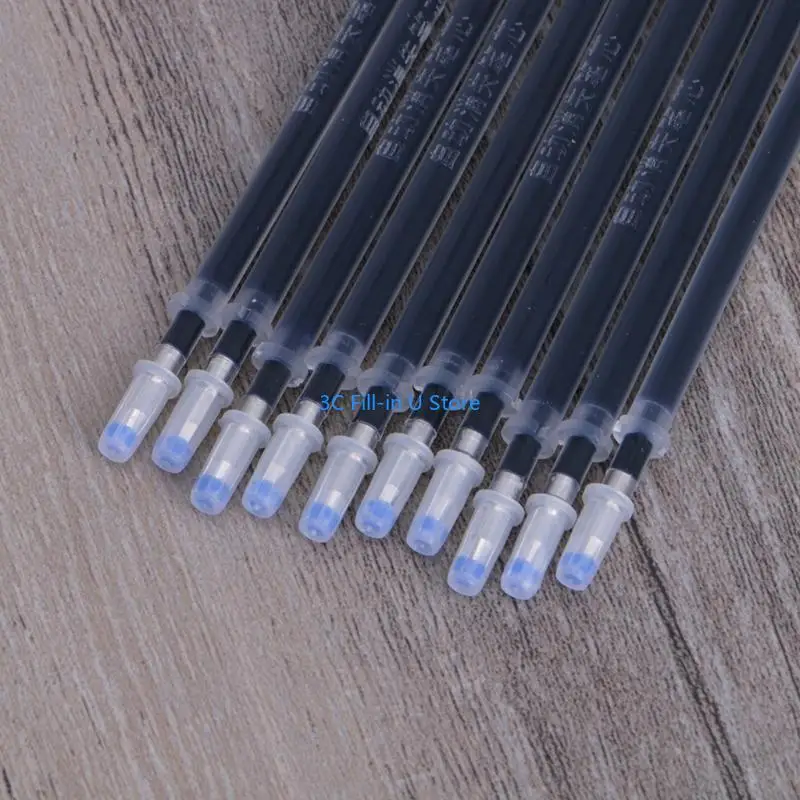 

G8TA 10 Pcs Disappear Invisible Slowly Gel Pen Refill Blue