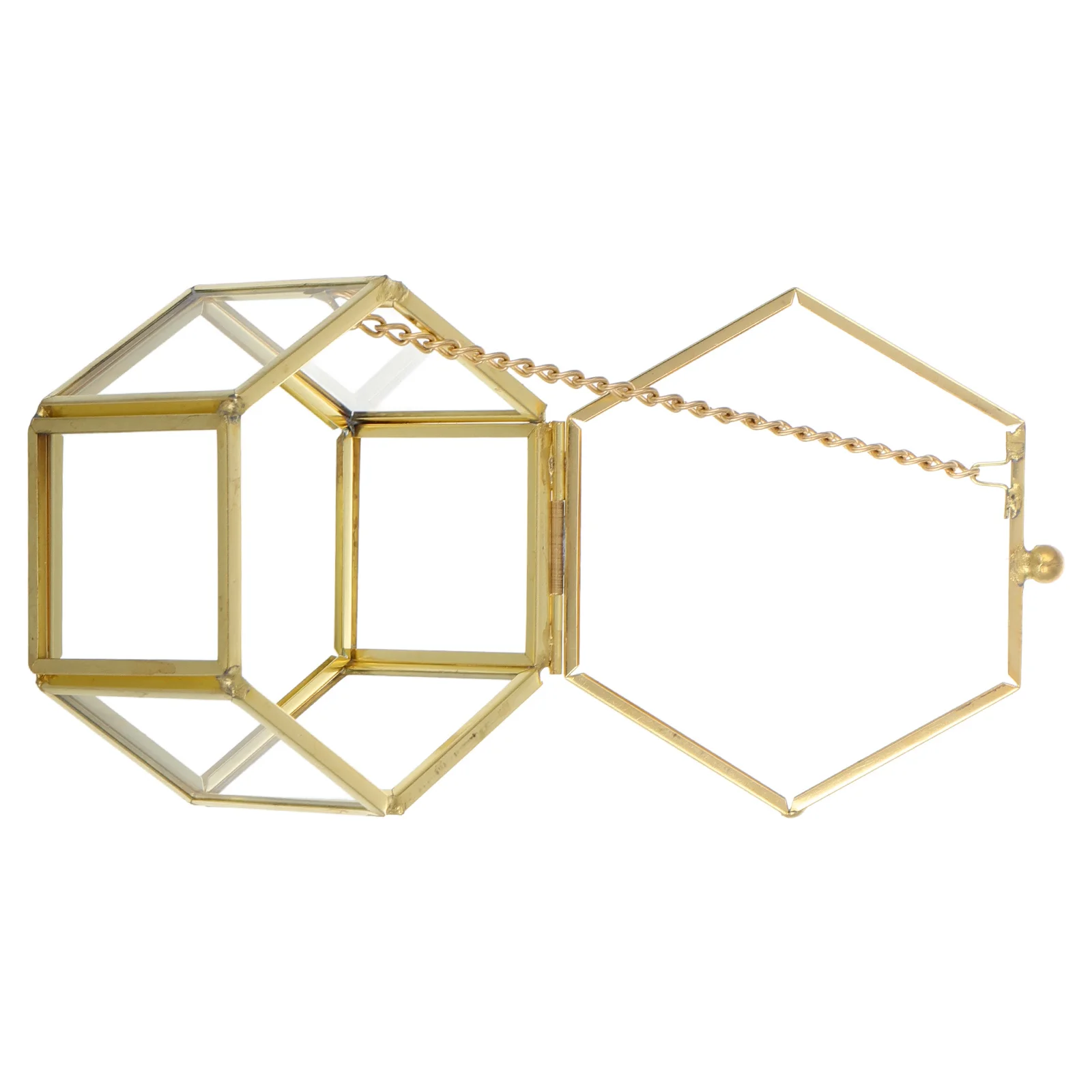 

Уникальная шестиугольная коробка для колец, роскошный футляр для хранения ювелирных изделий, благородный цвет для предложения свадьбы, помолвки, держатель для подарка на день рождения, годовщину