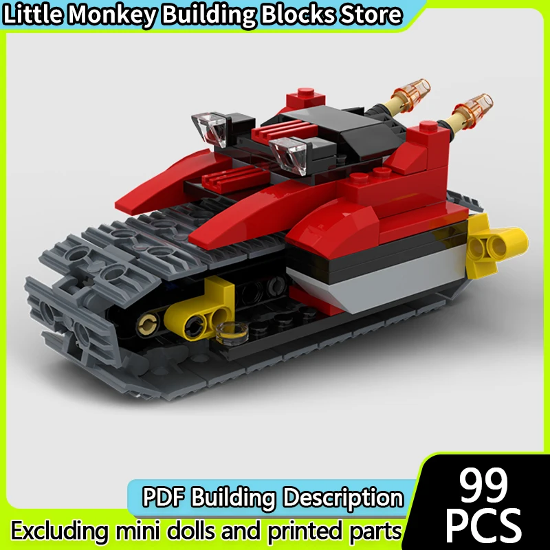 

City Car Model MOC Building Bricks Small Crawler Snow Sweeper Modular Technology Children Holiday Gifts Assemble Toys Suit