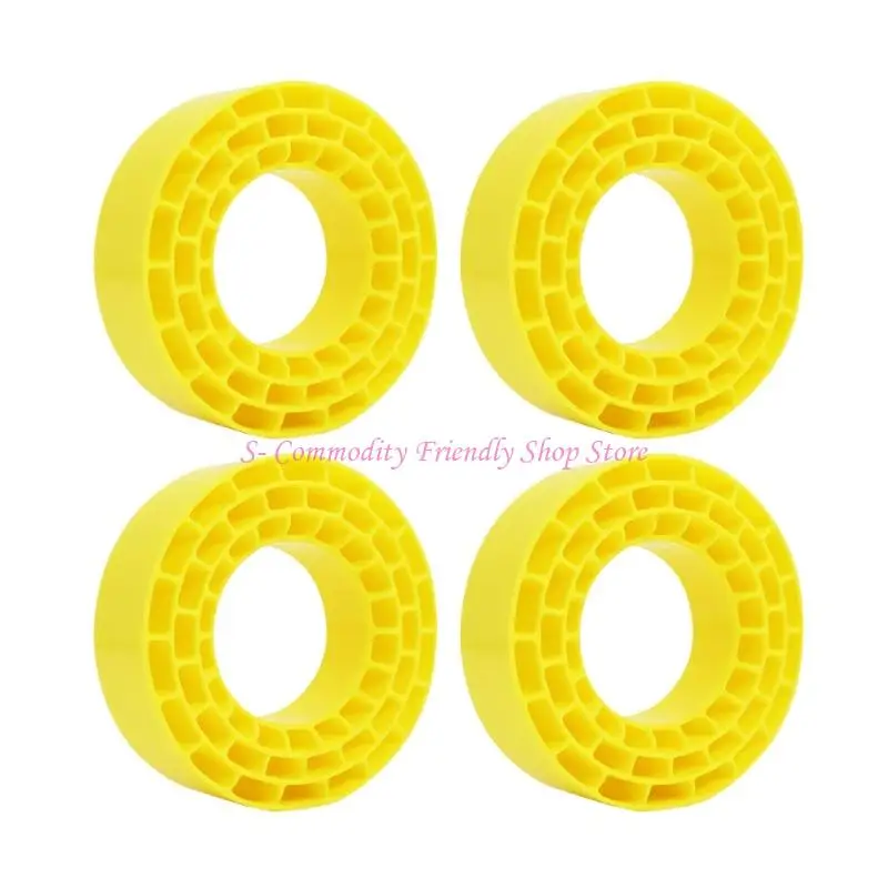 85AE Pack Of 4 1.55 Inch Silicone Tire Inserts with Enhanced Grip & Durability High Performances Tires for Crawlers
