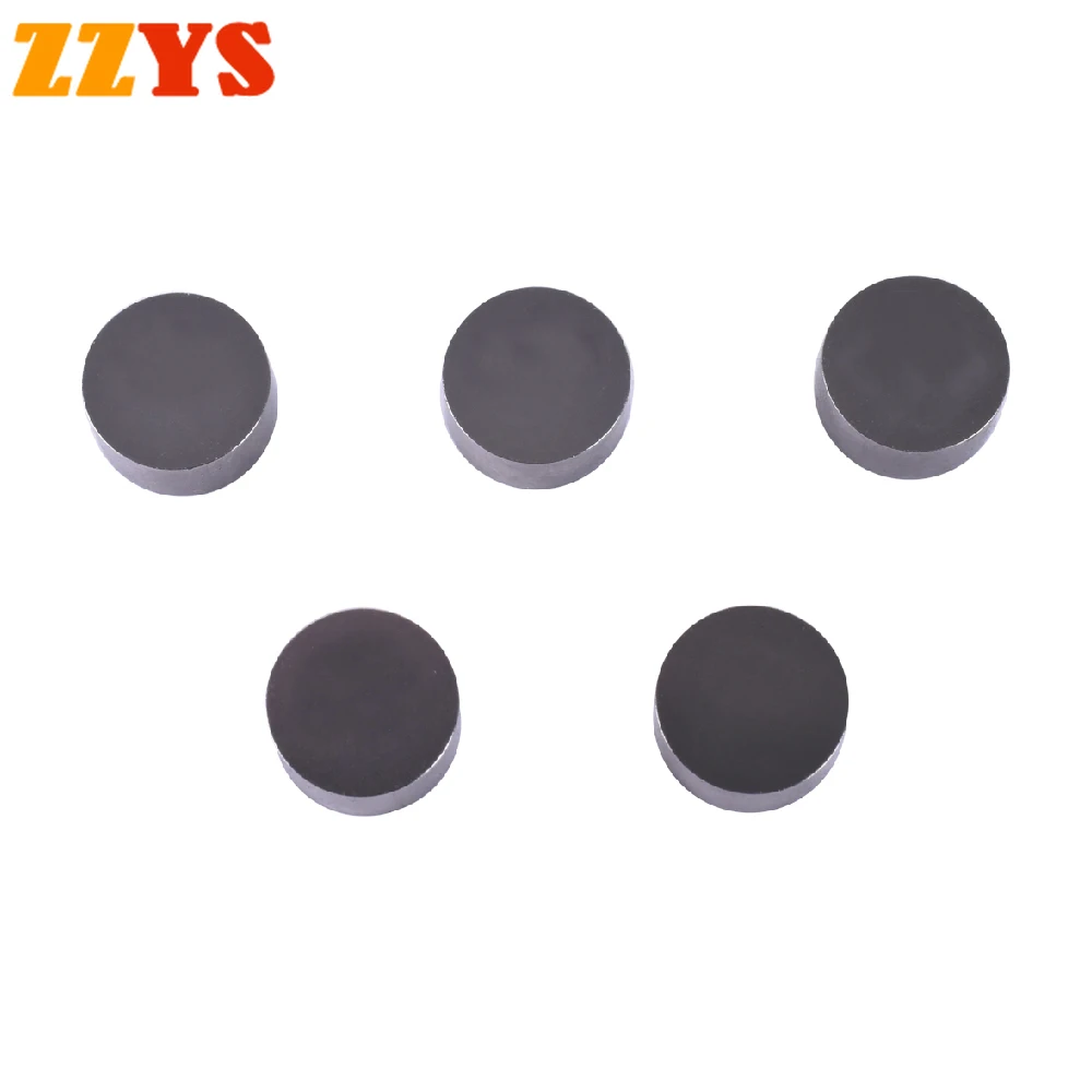 5pc/10pc/15pc Diameter 7.48mm Thickness 1.80mm Universal Motorcycle Engine Parts Adjustable Valve Gasket Shim Pad Kit Cams Shims