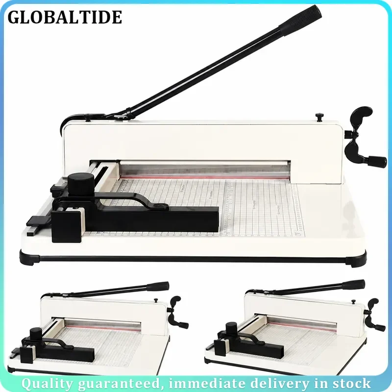 Heavy Duty A4 Paper Trimmer Cutter Manual Hand Operate Photo Cutting Machine Max 4cm Thickness Office School Supplies Tool