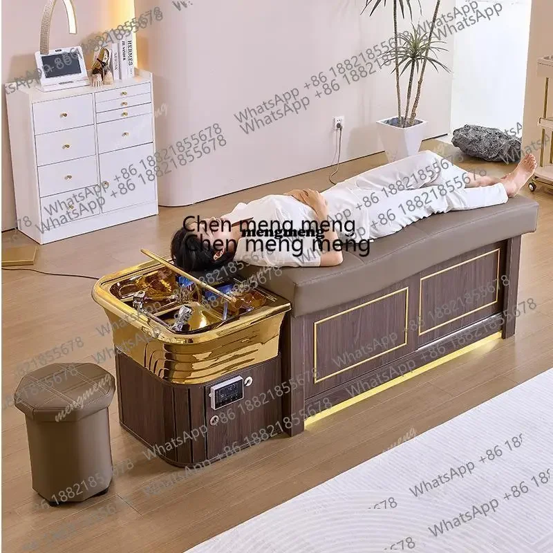 F182High-end Thai hair treatment shampoo bed fumigation water heater integrated beauty salon hair salon barber shop special