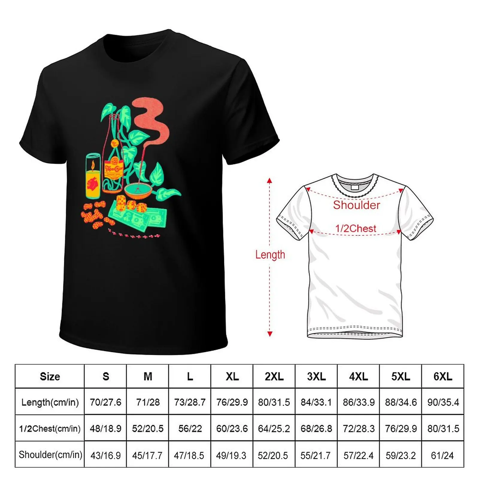 topo chico. T-Shirt Urban Casual Loose Fit Tee