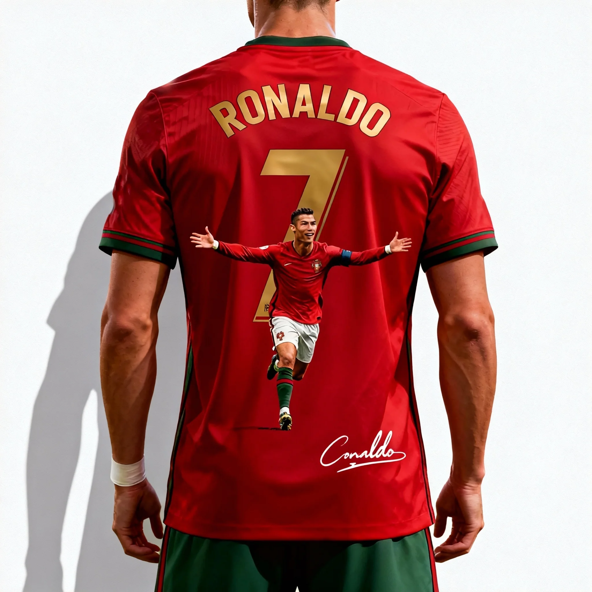 

Ronaldo #7 Football Fan Jersey Men Children T-shirt Summer Daily Sports Breathable Casual Street Short Sleeve FamilyMatching