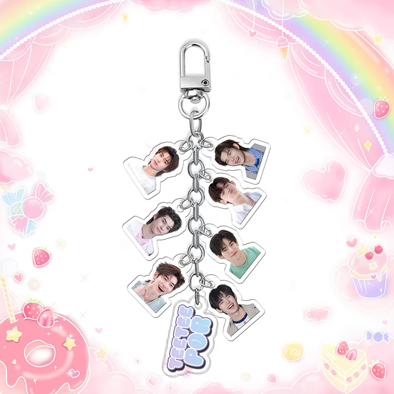 TeeteePor Pondphuwin Acrylic Pendant Chain Charms Backpack Bag Decor Accessories