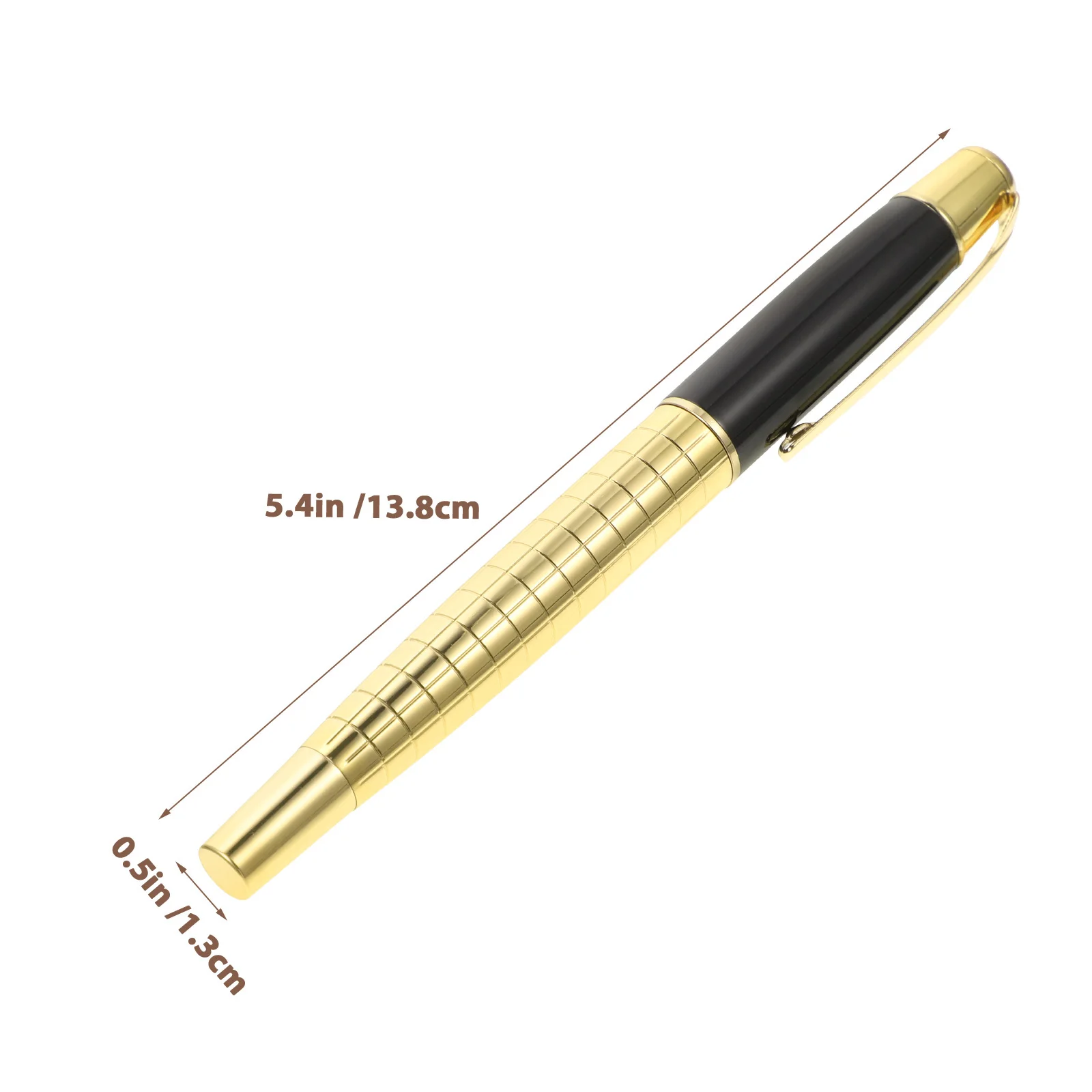 علامة رفيعة من الجل المعدني القابل لإعادة الملء للأعمال المكتبية، كتابة محمولة مع غطاء، أدوات مكتبية متعددة الوظائف للاستخدام اليومي #3