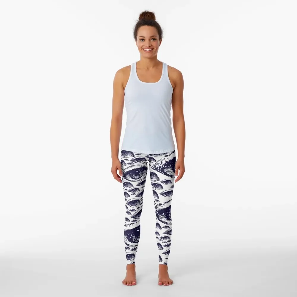 Eye Eye Eye by Hollyce Jeffriess Leggings fitness set gym legging gym Womens Leggings