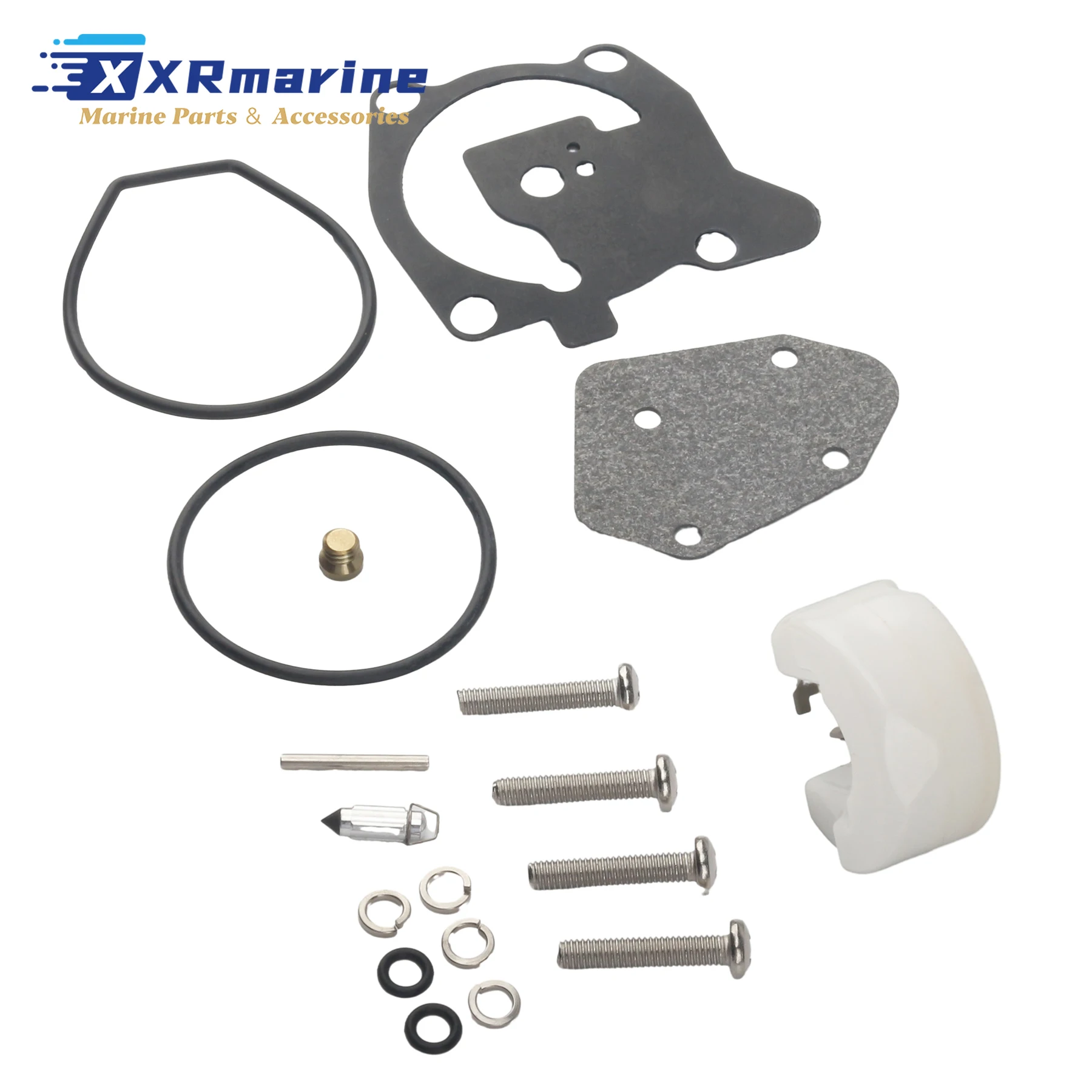 

66T-W0093-00 Carburetor Repair Kit Compatible with Yamaha 40HP E40X Outboard Engines Replacement 66T-W0093 Fuel System