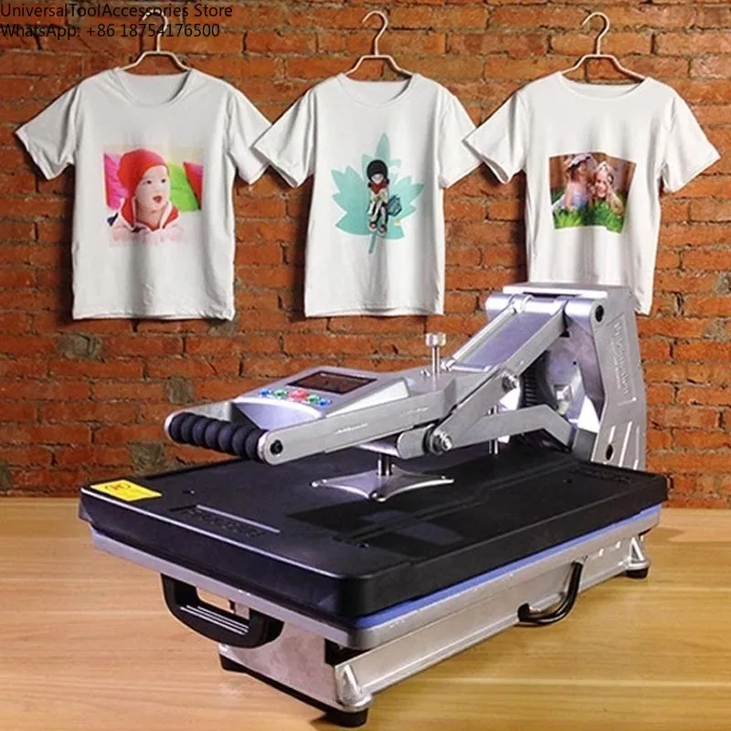 Multifunction ST-4050B 40x50CM Hydraulic T Shirt Printer New Condition Heat Press Machine for Phone Case/Bag/Puzzle/Rock/Glass