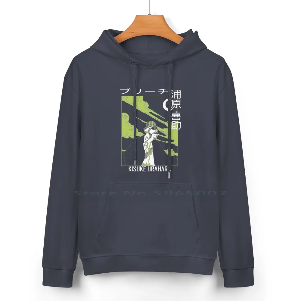 Kisuke Urahara Bleach Pure Cotton Hoodie Sweater 24 Colors Ichigo Kurosaki Bleach Kisuke Urahara Aizen Toshiro Hitsugaya