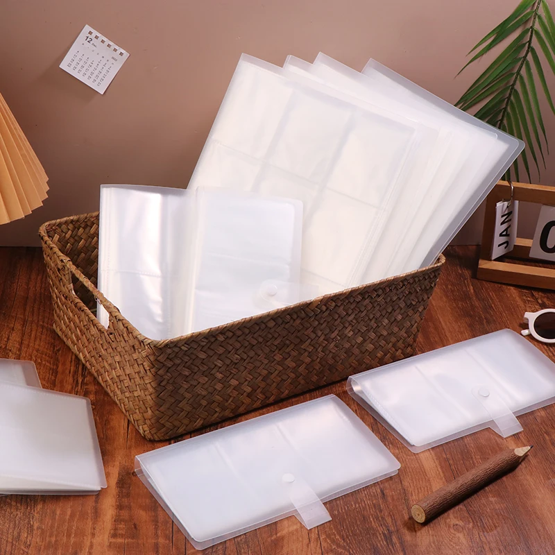 Home Transparent Photo Album Mini Kpop Album Photo Card Train Ticket Card Collection Book Photocard Photo Album DIY Binder