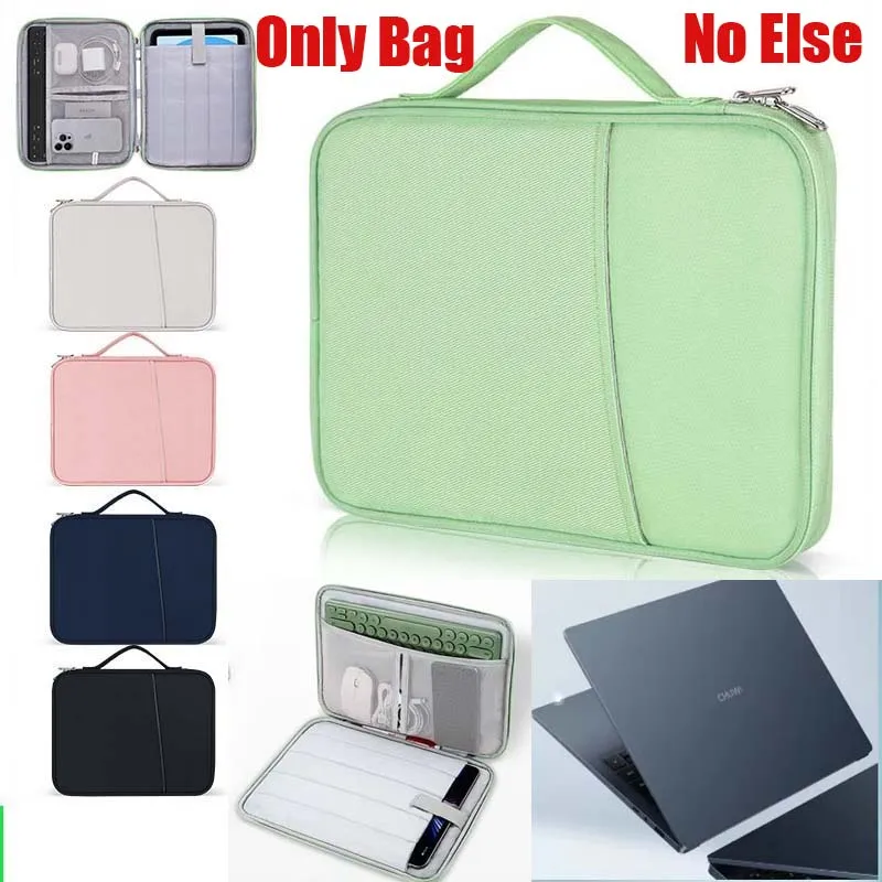 

for Chuwi CoreBook Air FreeBook N150 13.4-14inch Laptop Handle Bag Waterproof Sleeve Storage Pouch for Mouse Keyboard Cable Case
