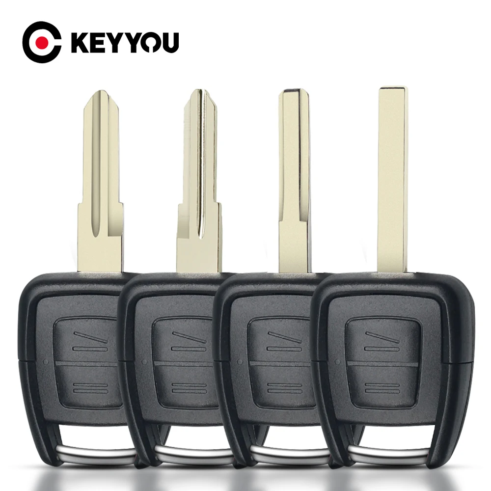 

KEYYOU Replacement 2 Button Remote Car Key Shell + Blank For Vauxhall Opel Vectra Astra Zafira Omega J Insignia G Mk4 Key Case