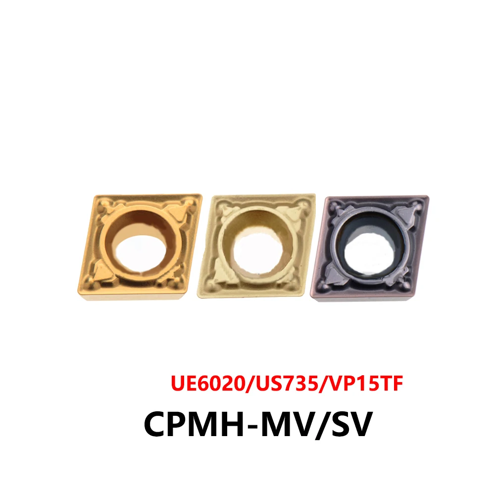 CPMH 080208   CPMH 080204 -MV CPMH 090304   CPMH 090308   MV UE6020 US735 VP15TF Оригинальные твердосплавные вставки CPMH0903 CPMH 0802 Токарный станок с ЧПУ