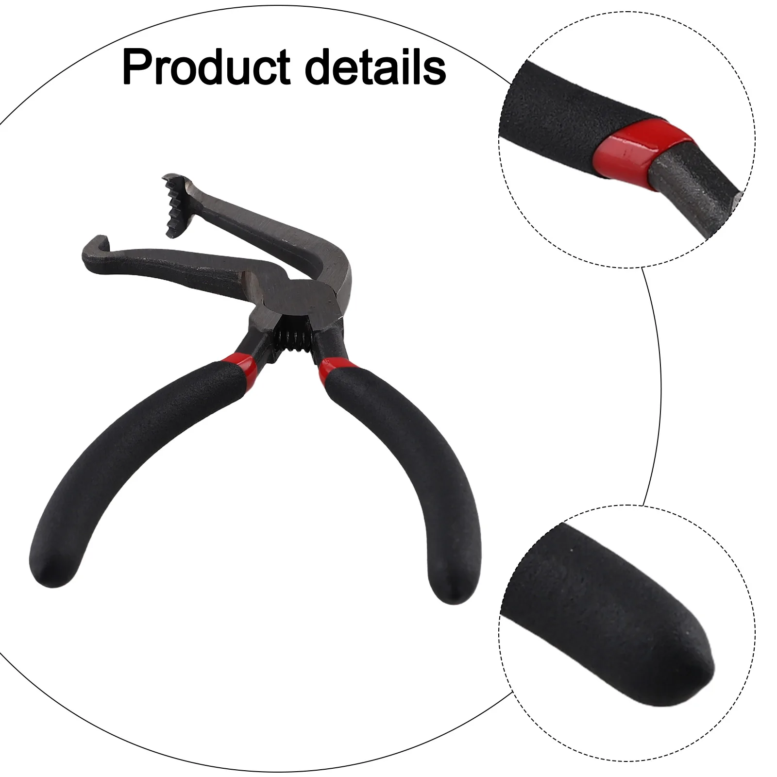 1pcs Automotive Electrical Connector Disconnect Pliers Removal Pliers 65 Degree 31*3*13cm Automotive Tools Supplies