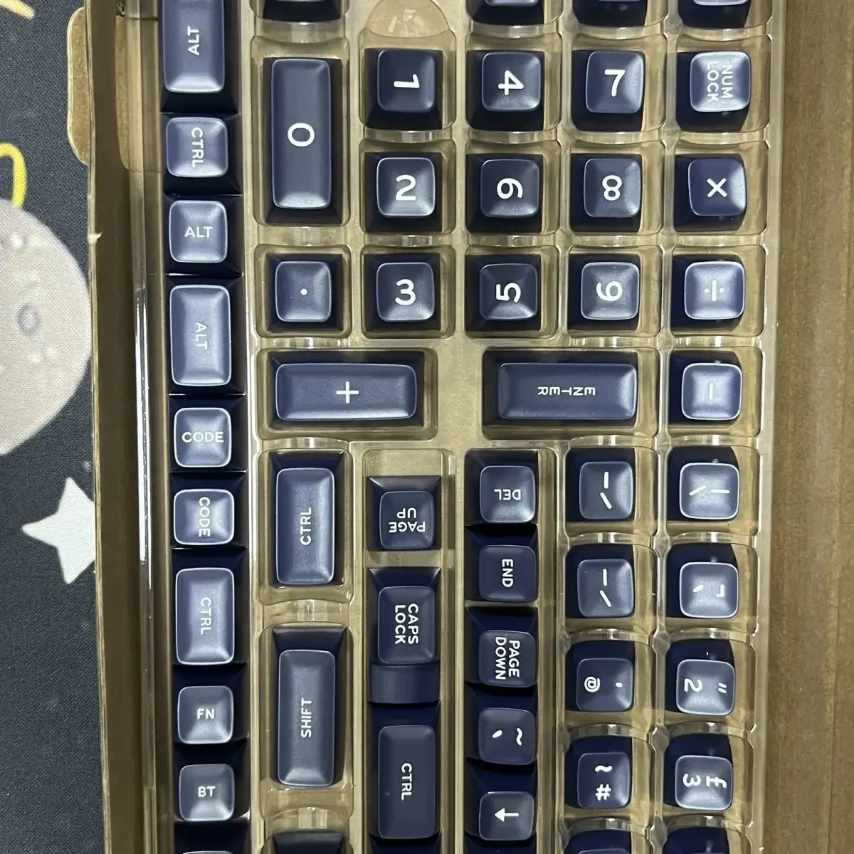 

ABS Keycaps Full Set of 152 Keycaps, Supplementary Keycaps, Blue
