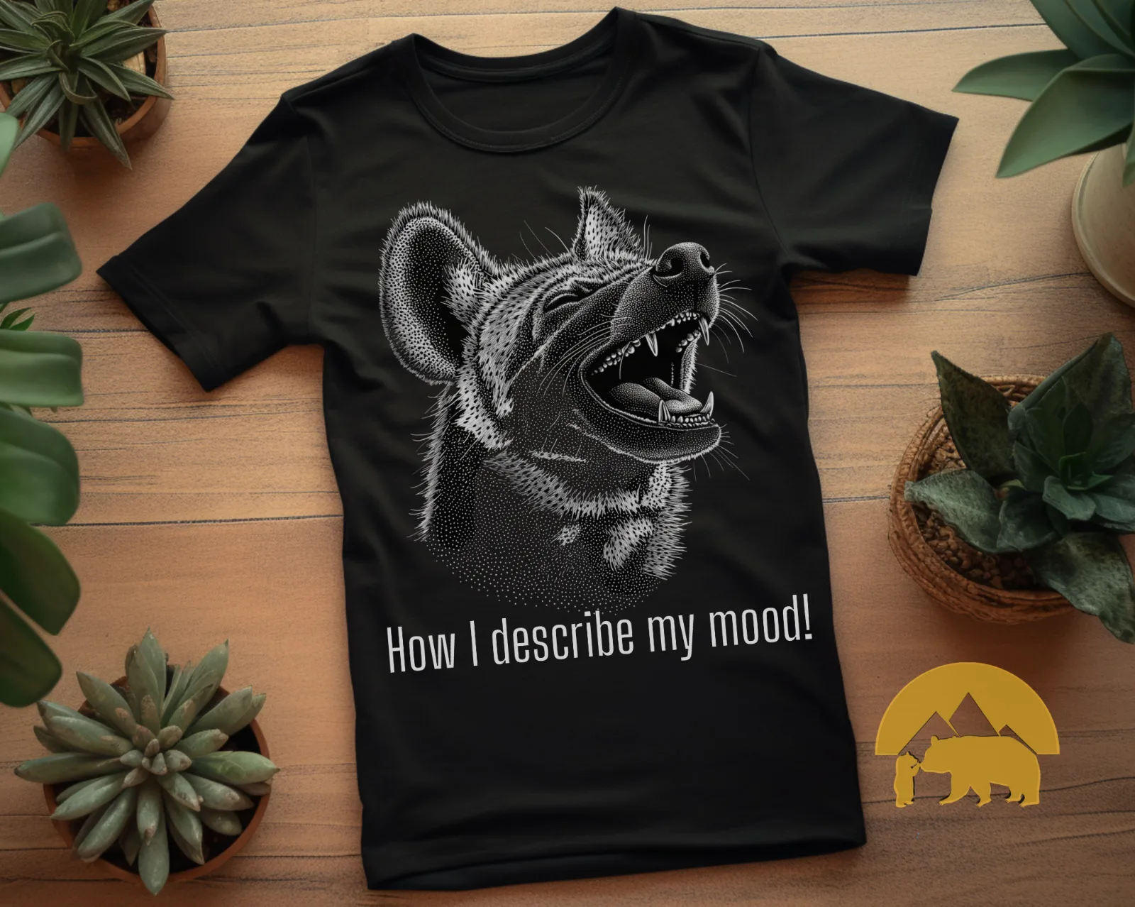 Laughing Hyena Shirt Funny Hyena T-Shirt Gift for WildLife Lovers Animal Gifting