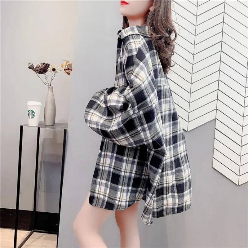 2024 Spring and Autumn New Elegant Women\'s Shirt Long-sleeved Base Shirt Women\'s Loose Chiffon Shirt Inner and Outer Blouse